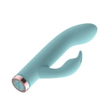 Passion Play Silicone Rabbit Vibrator - Aqua