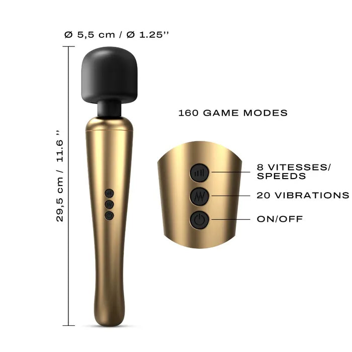 Dorcel Mega Wand External Stimulator - Gold