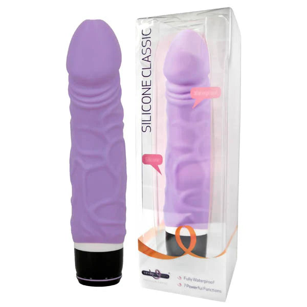 Silicone Classic, Purple 6.75" Vibe