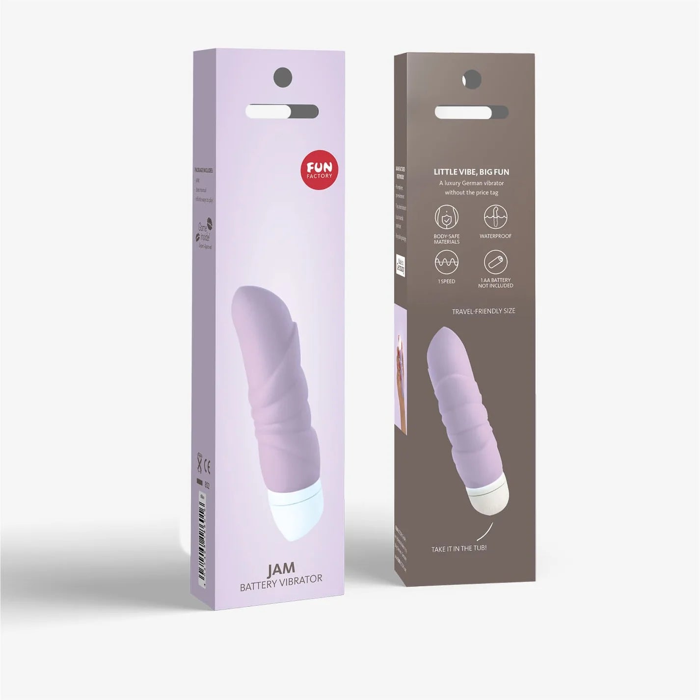 Jam Battery Vibrator (Purple)