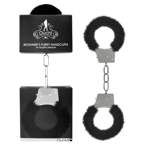 Beginner's Furry Handcuffs Black