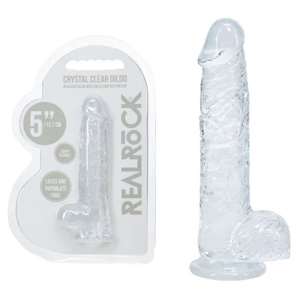 12.7CM Crystal Clear Dildo - Clear