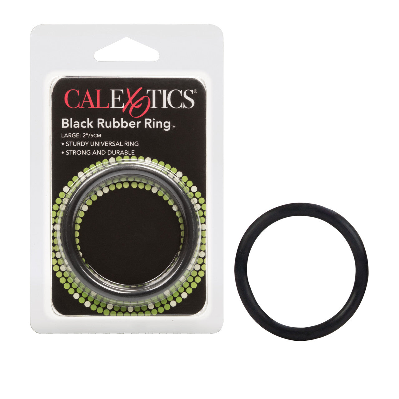 Black Rubber Ring Large 2”/5 cm