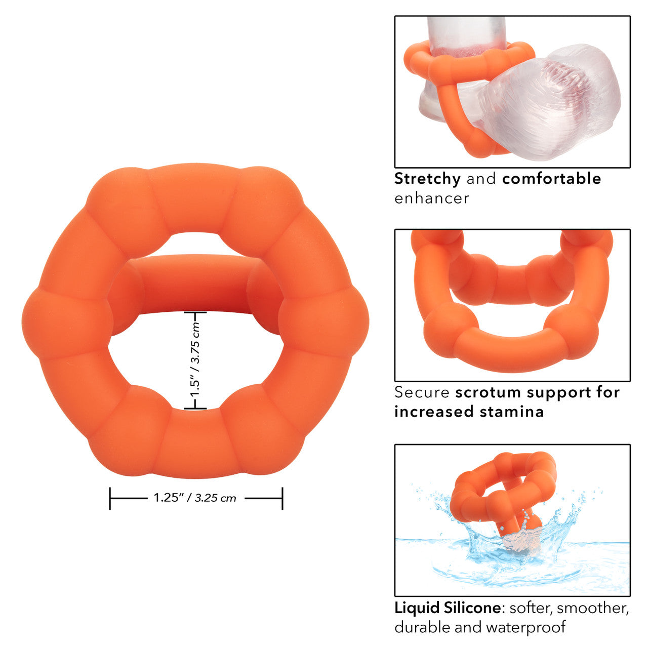 Alpha Ring Large - Orange