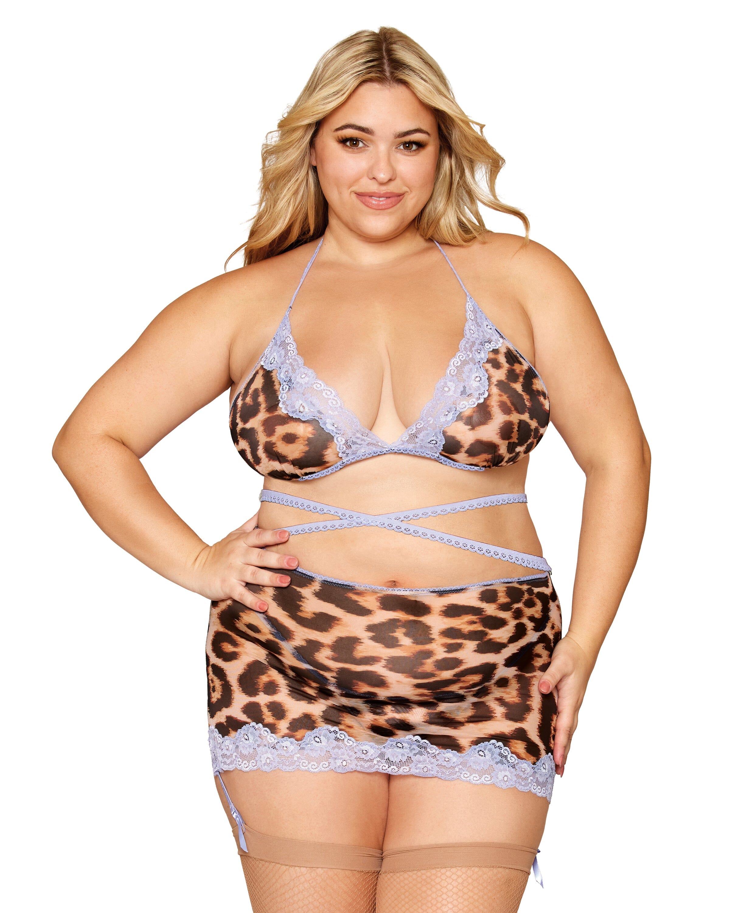 One Size Fits Most QUEEN 82-118kg "Leopard" Style 13278X