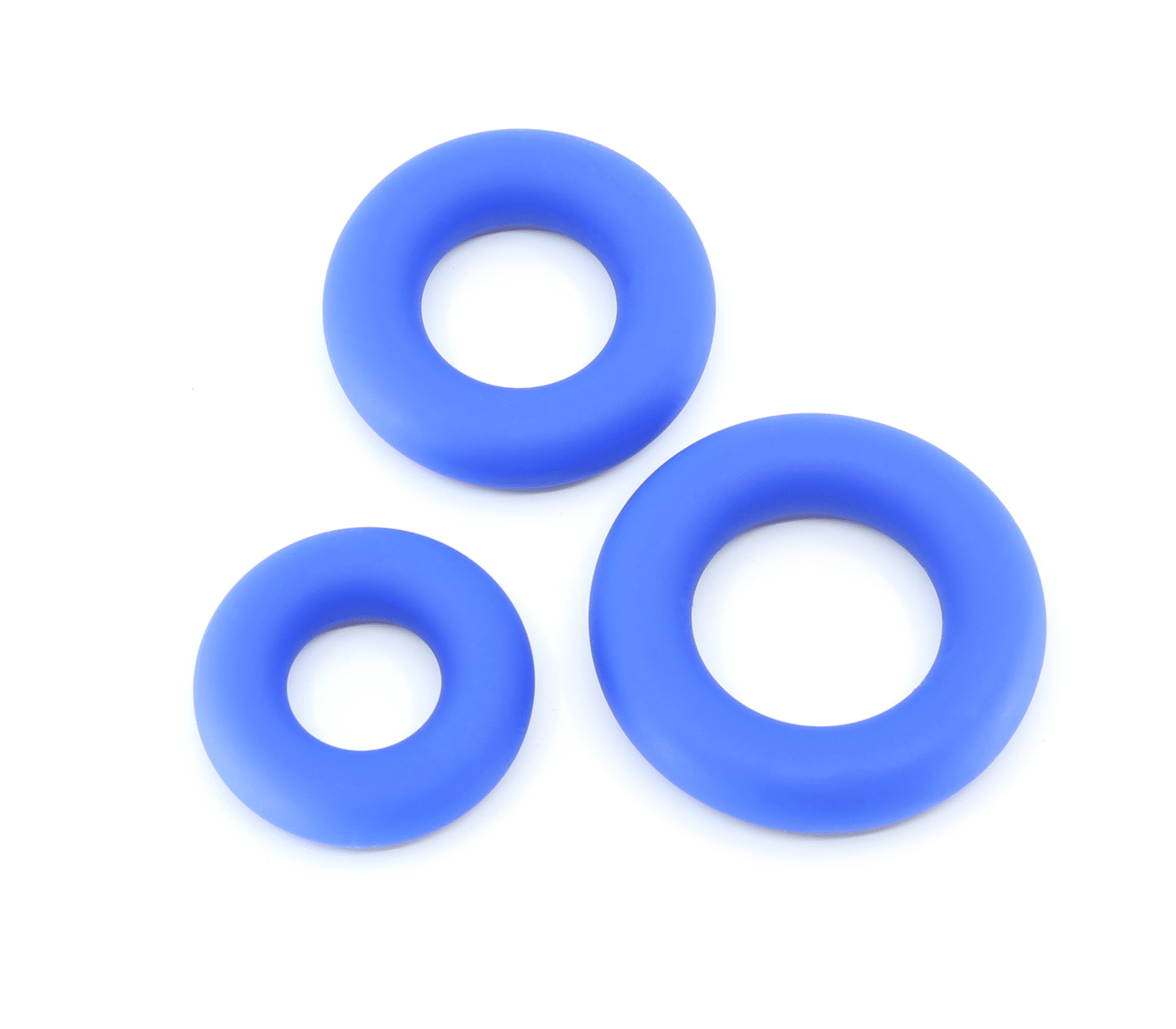 3pck Blue Cockrings
