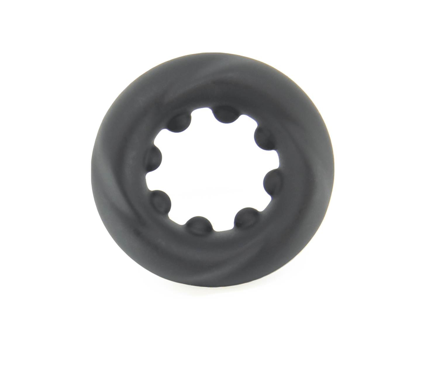 3pck Textured Liquid Silicine Ring