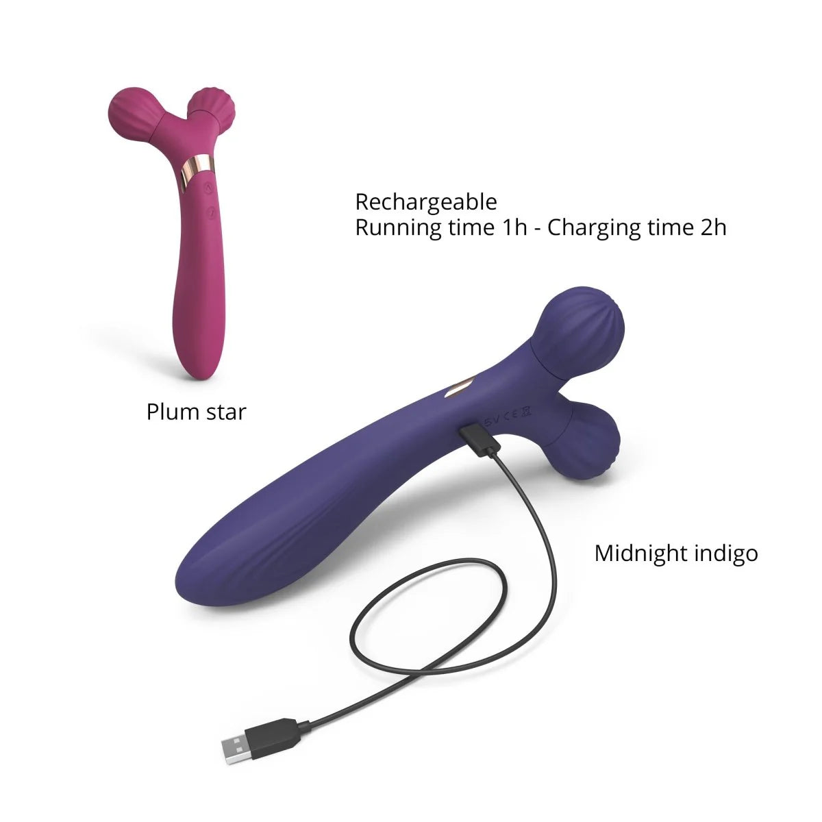 Fireball Body Massager & Vibrator Blue