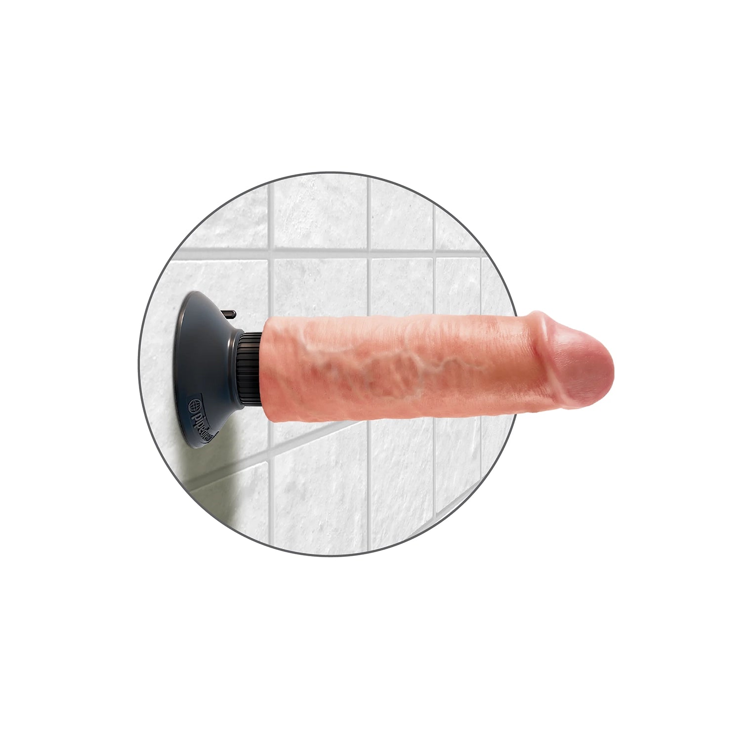 King Cock 6" Vibrating Cock