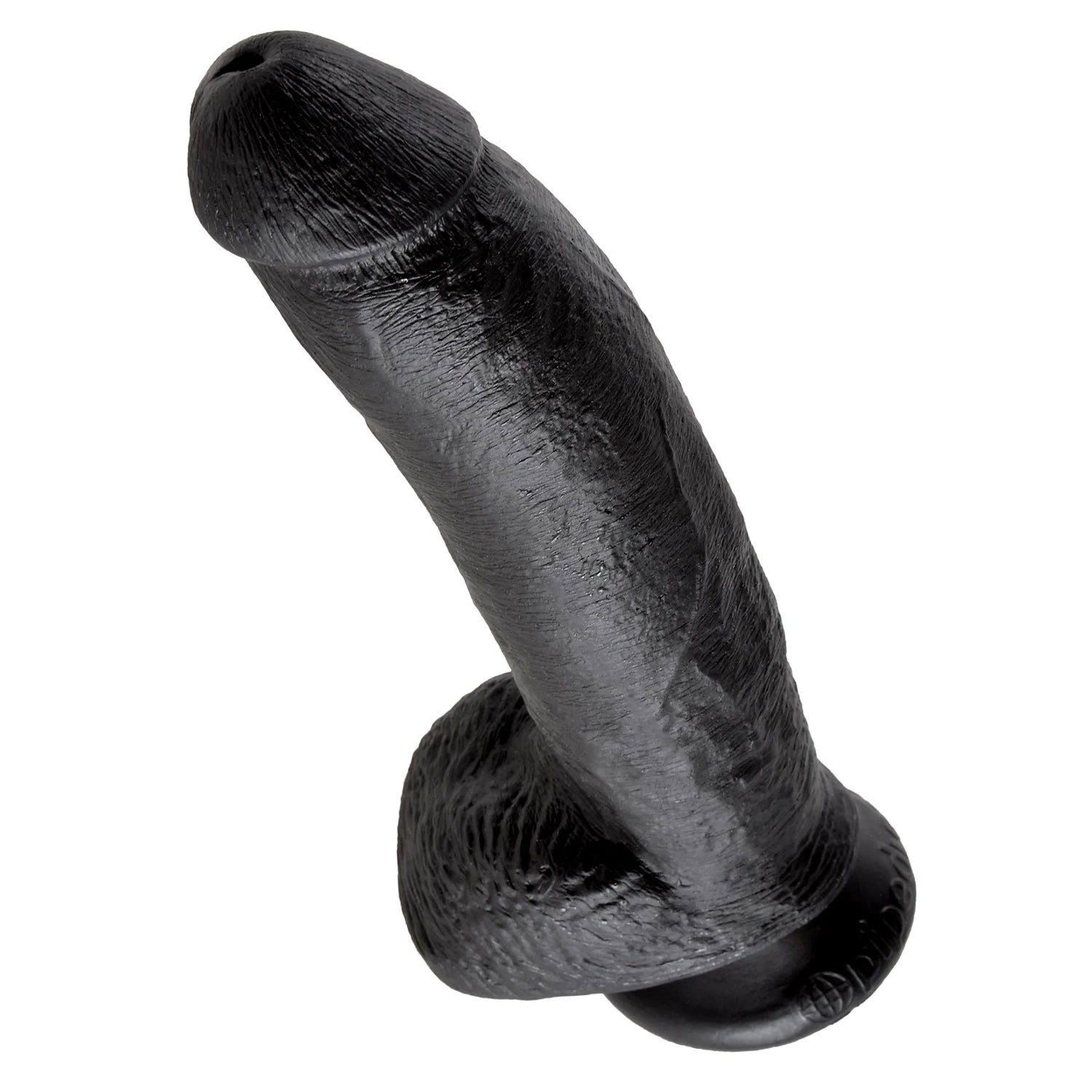 King Cock 9" Cock w/balls Black