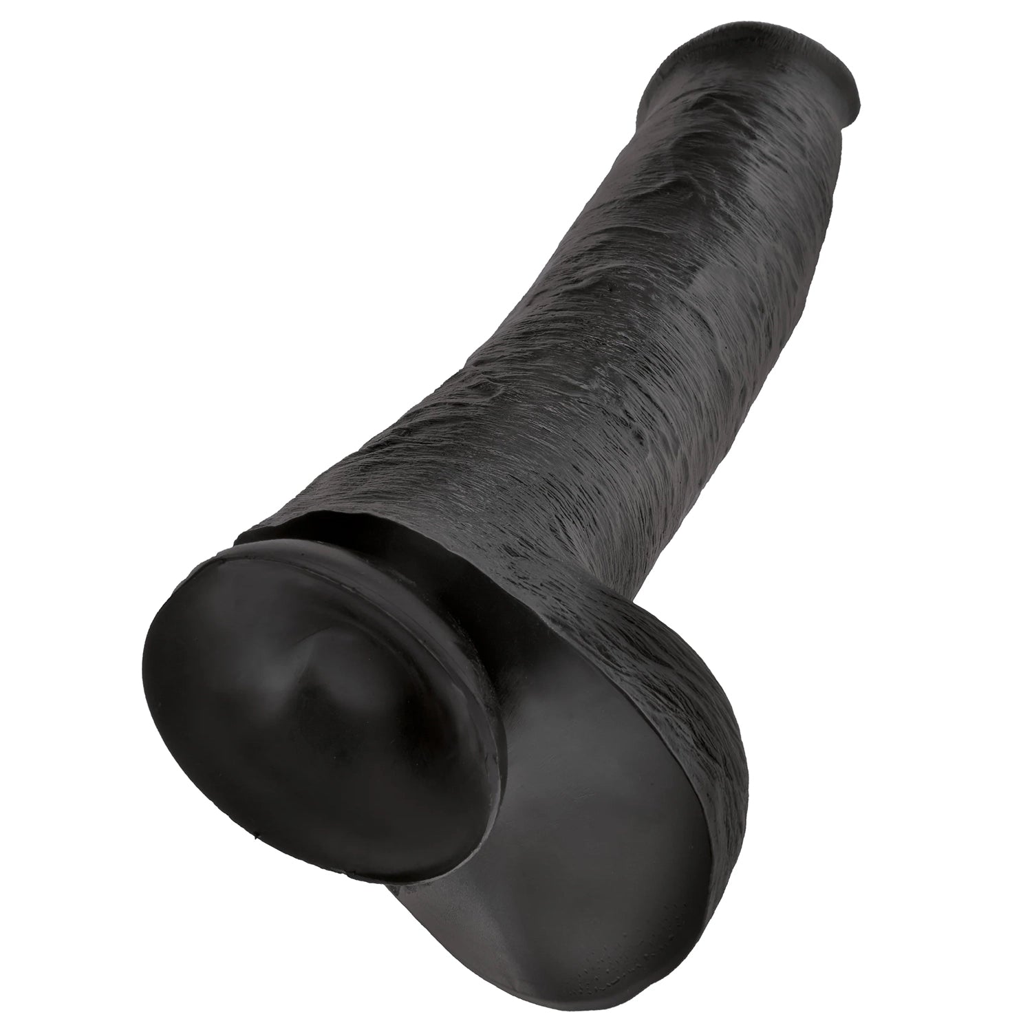 King Cock 15" w/balls Black