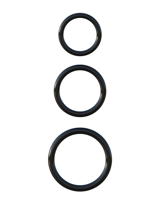 Silicone 3-Ring Stamina Set