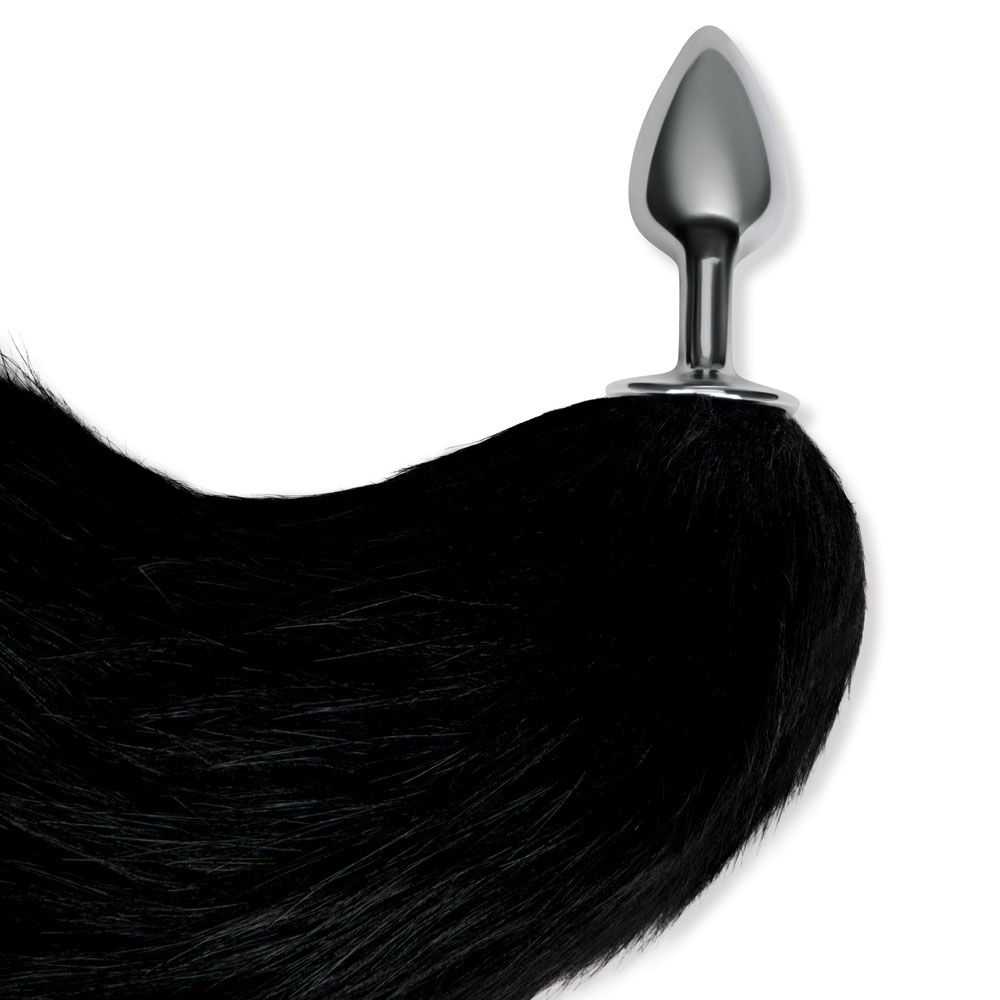 Furry Tales 14” Foxtail Black