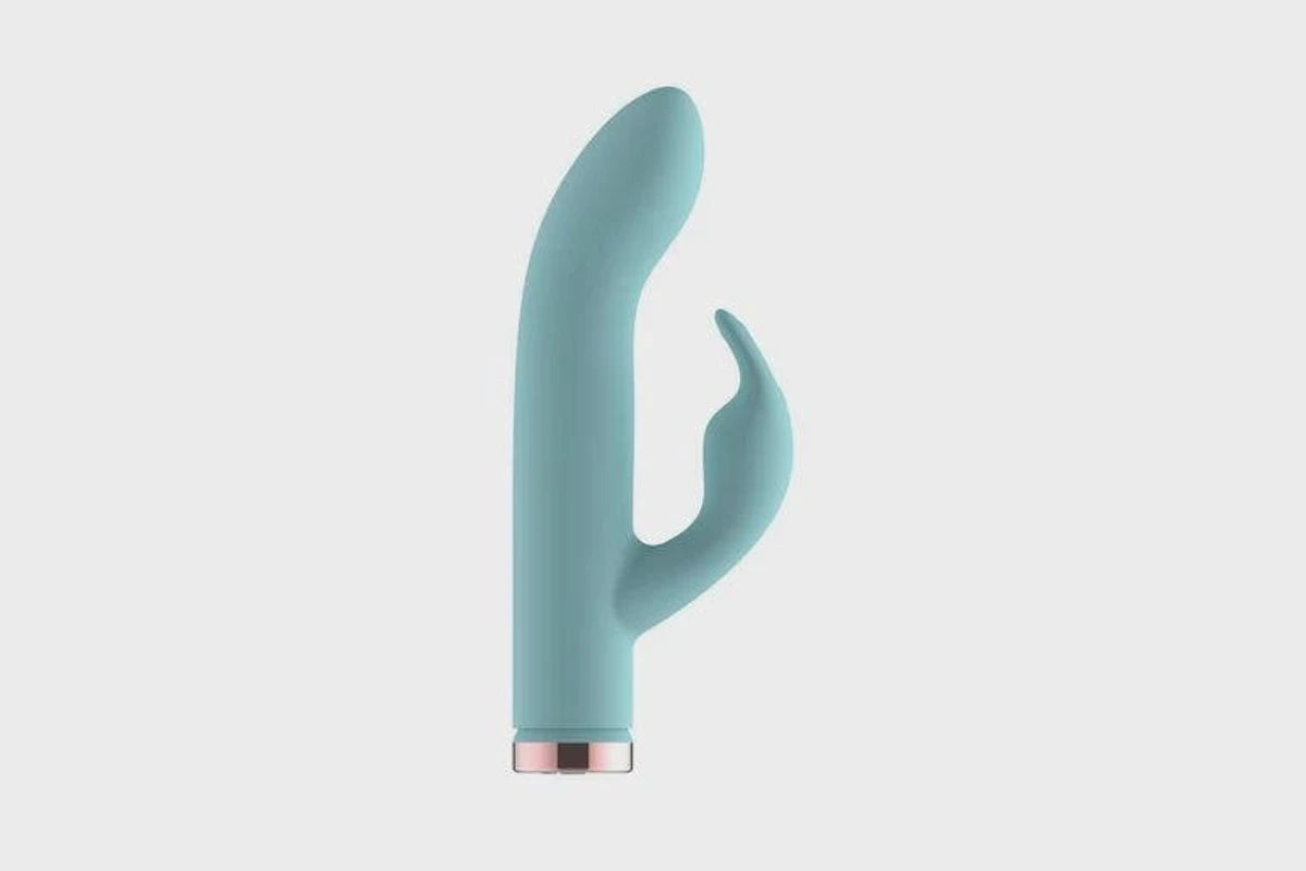 Passion Play Silicone Rabbit Vibrator - Aqua