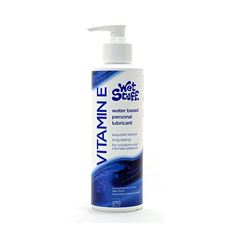 Plain with Vitamin E Water Based Personal Lubricant Pump 270gm