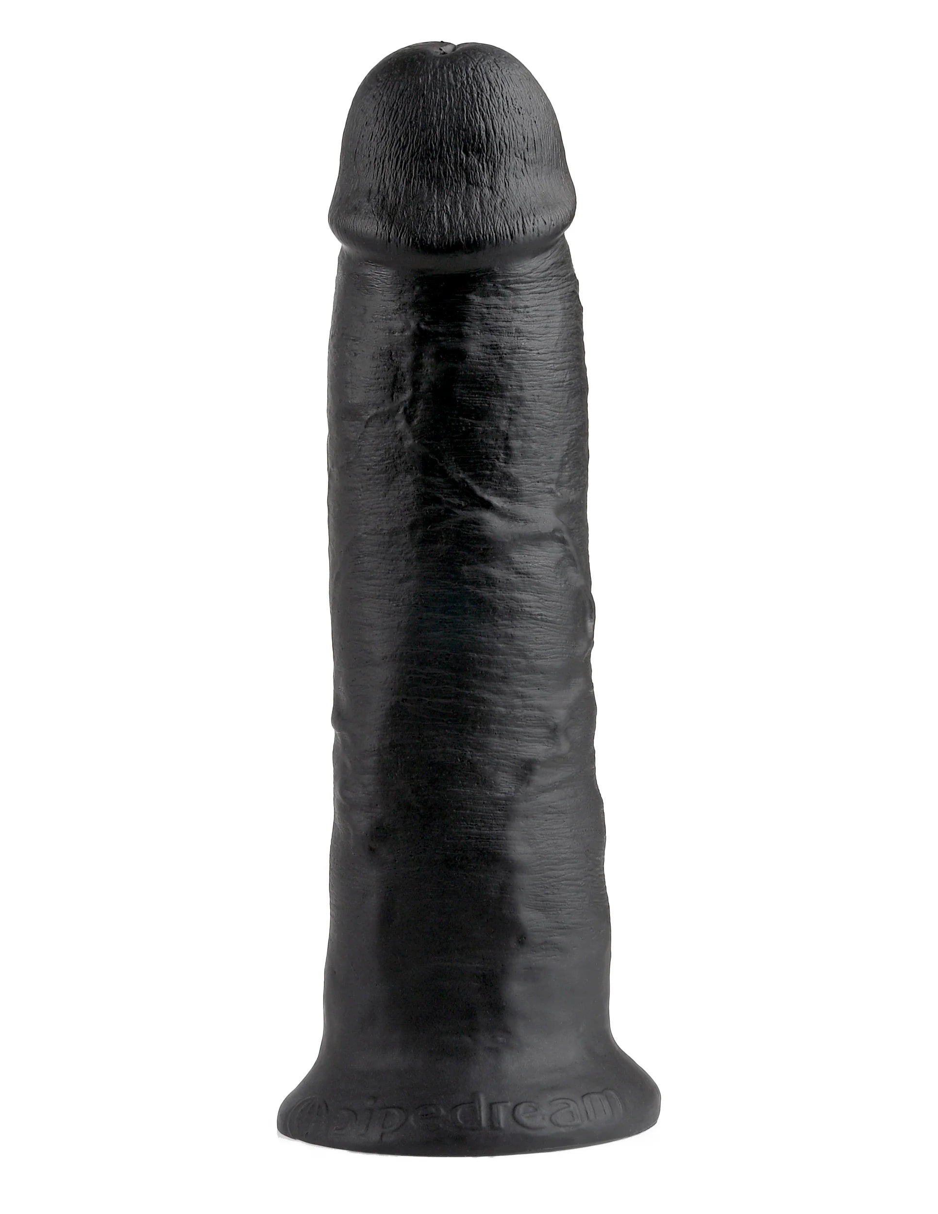 8” King Cock with Balls Black