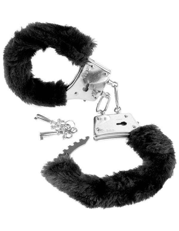 Beginner's Furry Cuffs Black