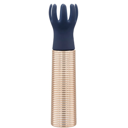 Secrets Desires Luxurious 6 Piece Mini Massager Set- Navy Blue/Rose Gold