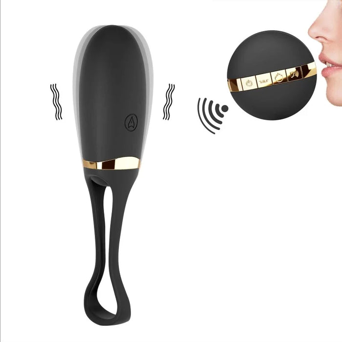 Secret Delight - Remote Control Egg - Black & Gold