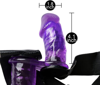 Multi-Speed Vibrating Strap-On