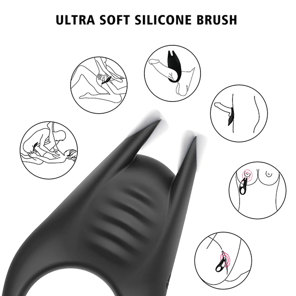 Lucas II Remote Control Vibrating Cock Ring