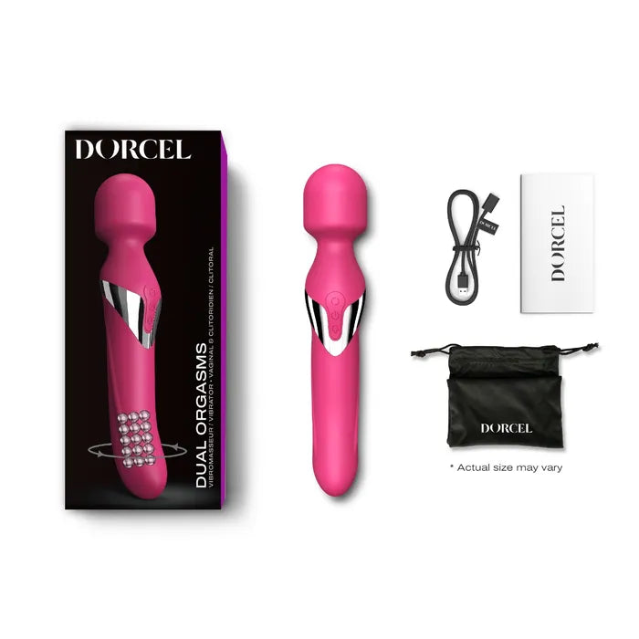 Dual Orgasms Vibrator & Clitoral Stimulator - Magenta