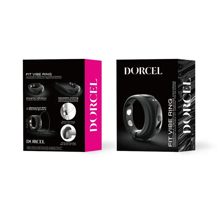 Fit Vibe Ring - Adjustable Vibrating Silicone Cockring