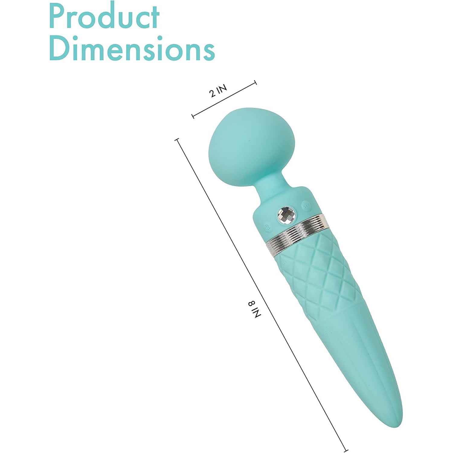 Sultry Luxurious Dual-Ended Warming Massager - Teal