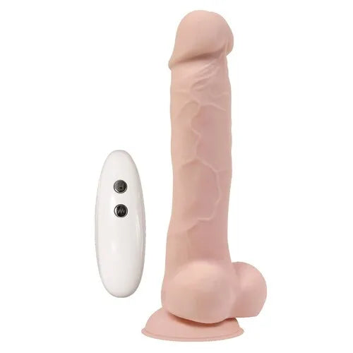 Adam’s True Feel Rechargeable Dildo with Remote Control