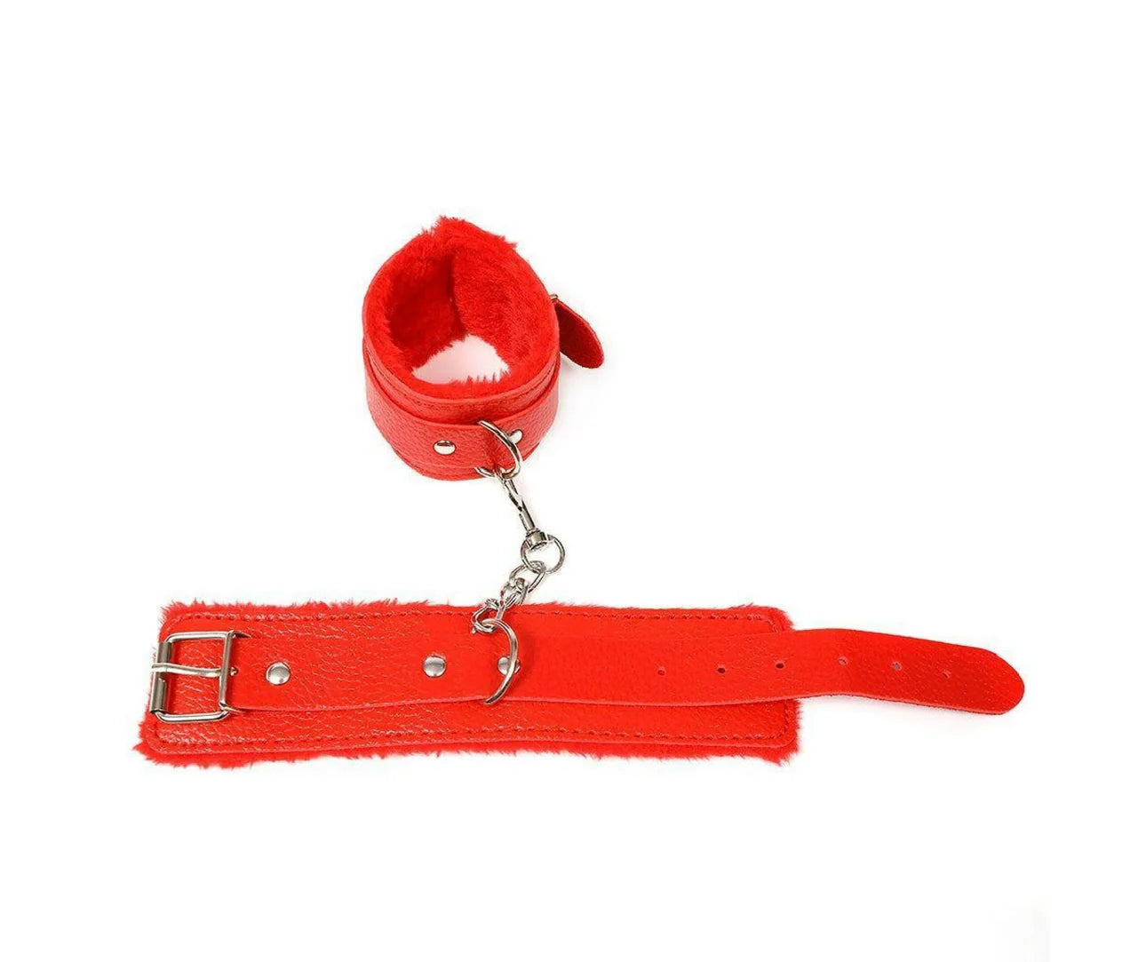 Fluffy Cuffs - Red