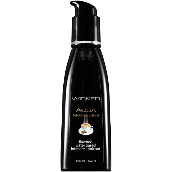 Aqua Mocha Java Water Based Intimate Lubricant 120ml