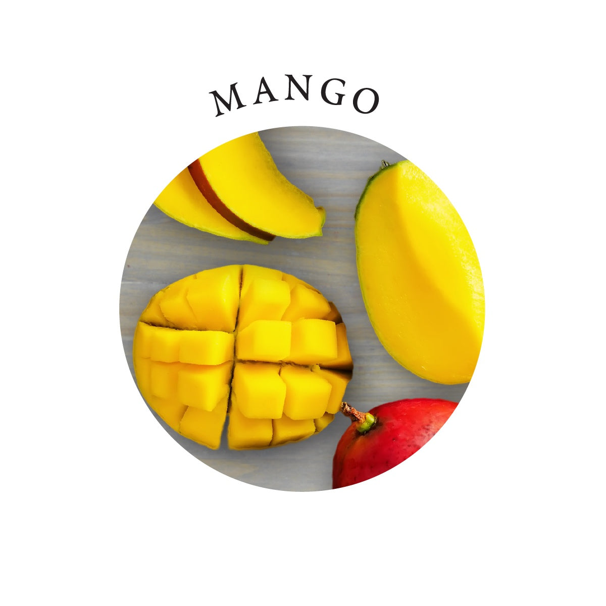 Mango Flavoured Edible Heart Shaped Candle