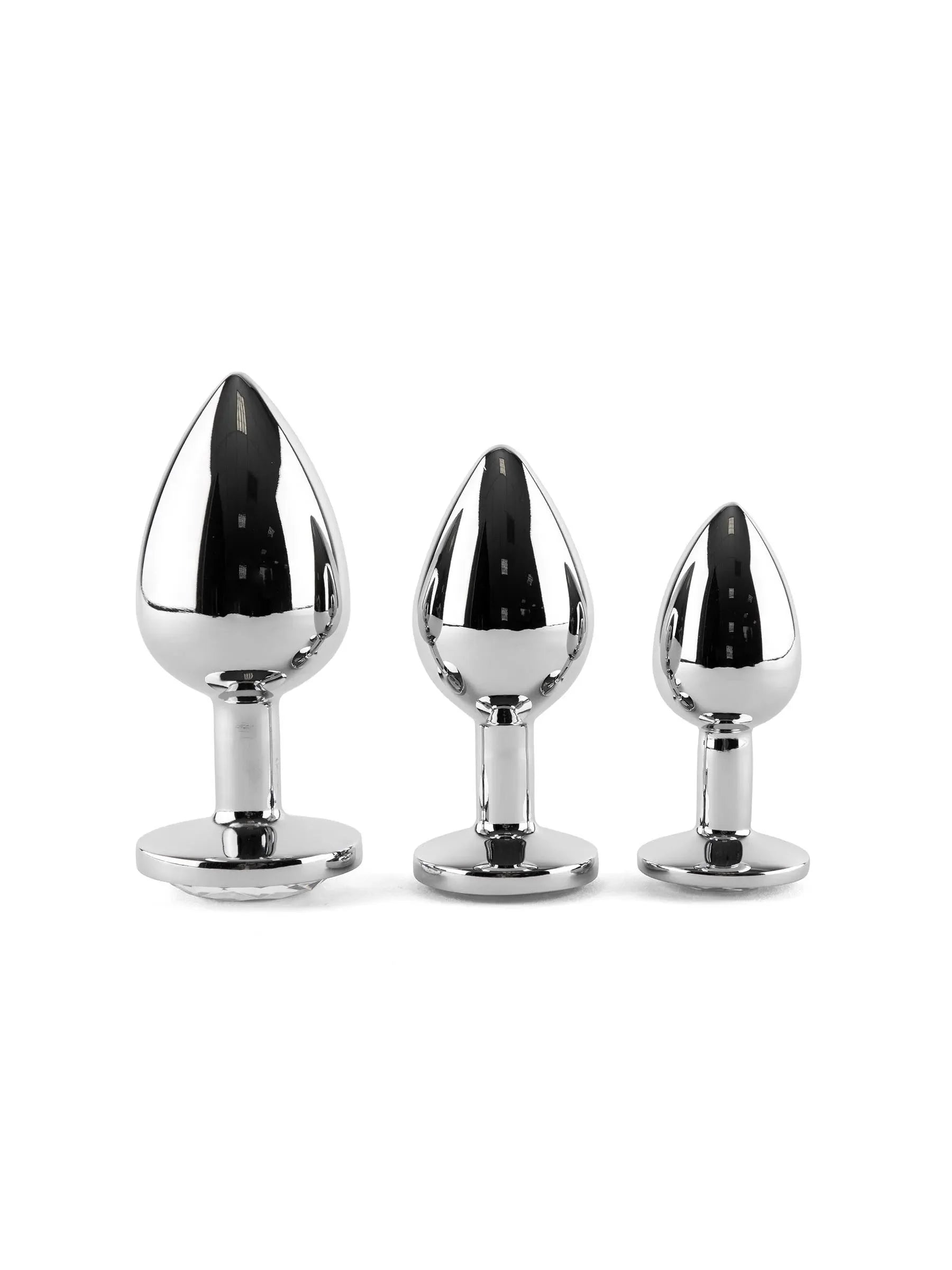 JCW Three Piece Plug Kit - Clear Gem