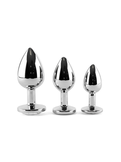 JCW Three Piece Plug Kit - Clear Gem