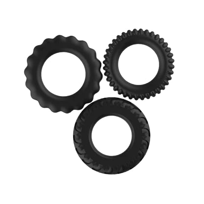 3pk Titan Love Rings 15mm