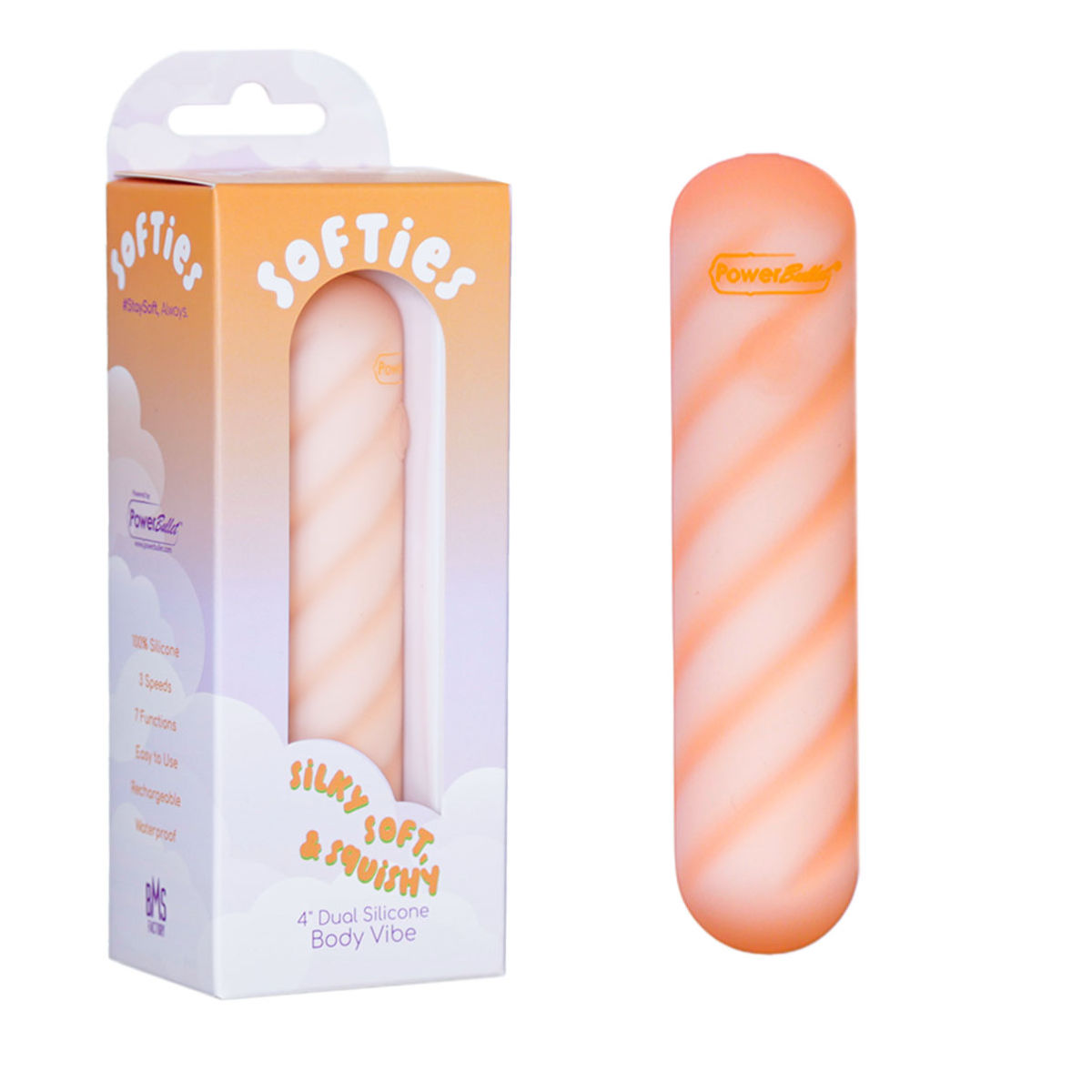 4" Dual Silicone Body Vibe