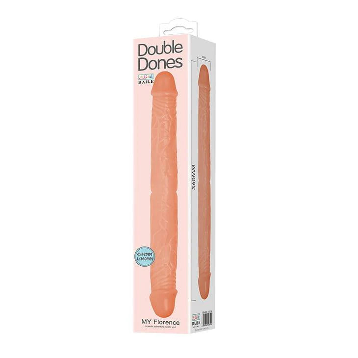 Double Bones 14" Double-Ended Dildo