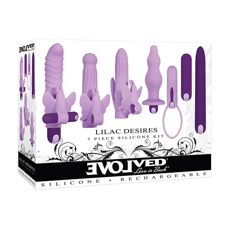 Lilac Desires 7 Piece Silicone Kit