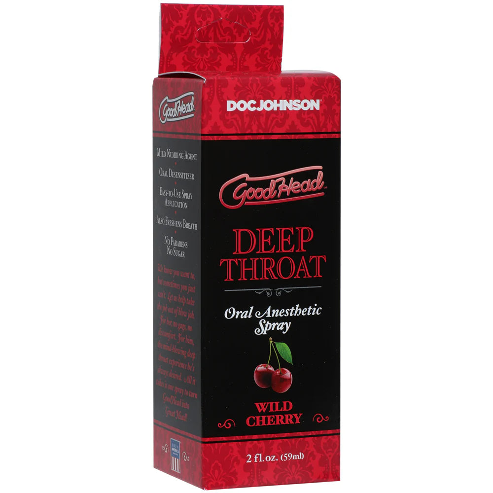 GoodHead Deep Throat Oral Anesthetic Spray Cherry 59ml