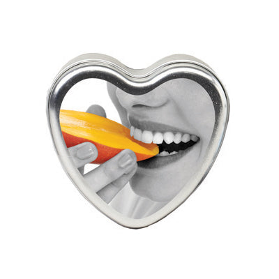 Mango Flavoured Edible Heart Shaped Candle