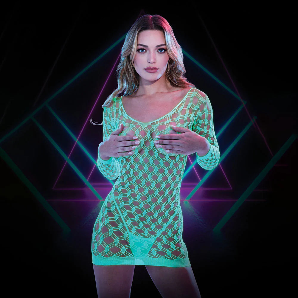Glow in the Dark Mini Dress