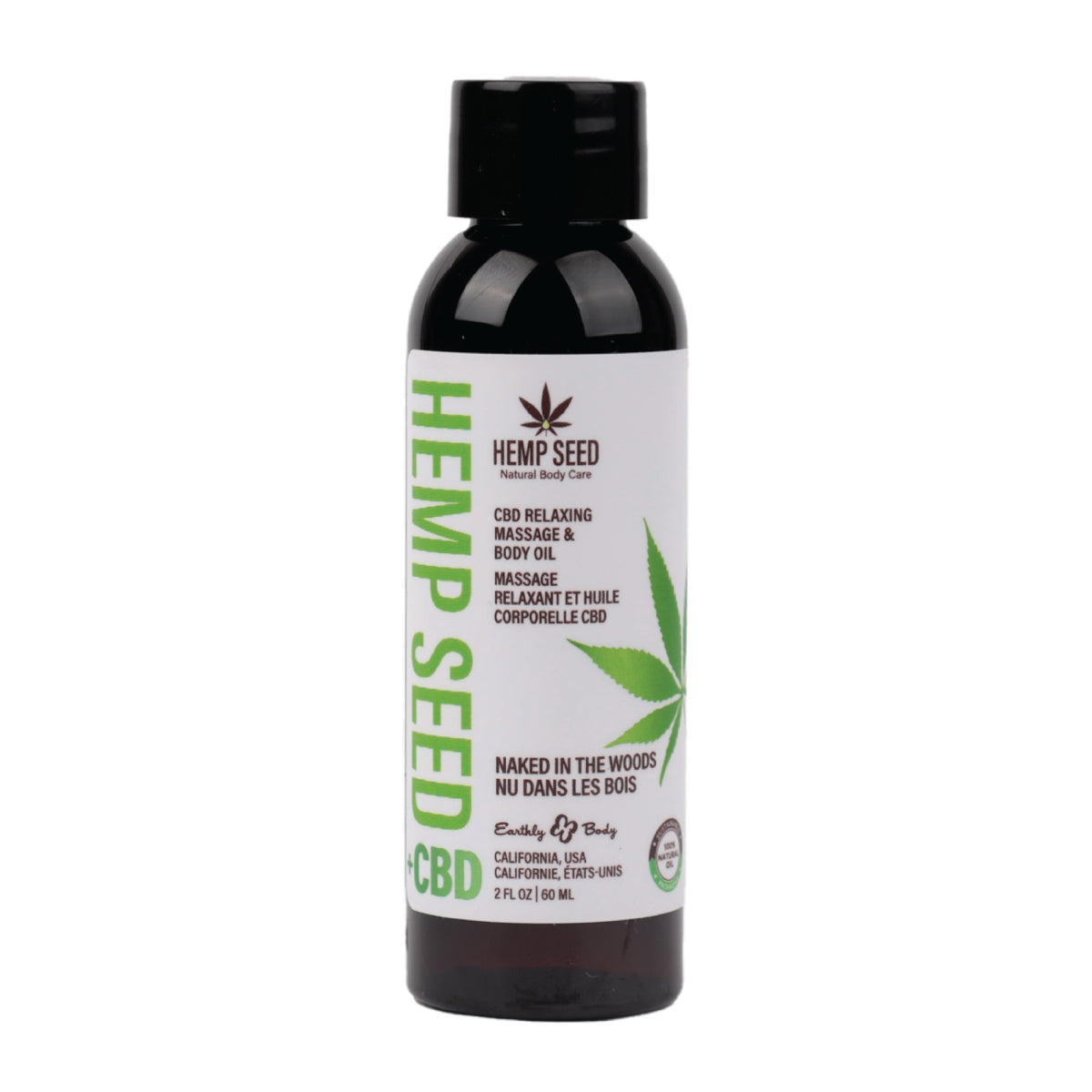Hemp Seed Massage & Body Oil Naked in the Woods 60ml