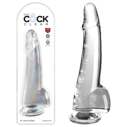 King Cock 10" Clear