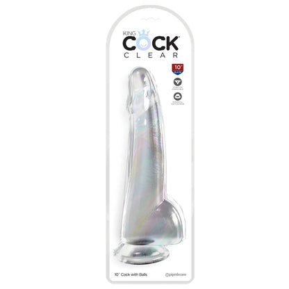 King Cock 10" Clear