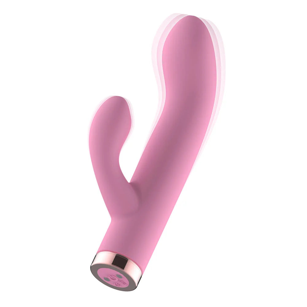 Passion Play Silicone Rabbit Vibrator - Pink