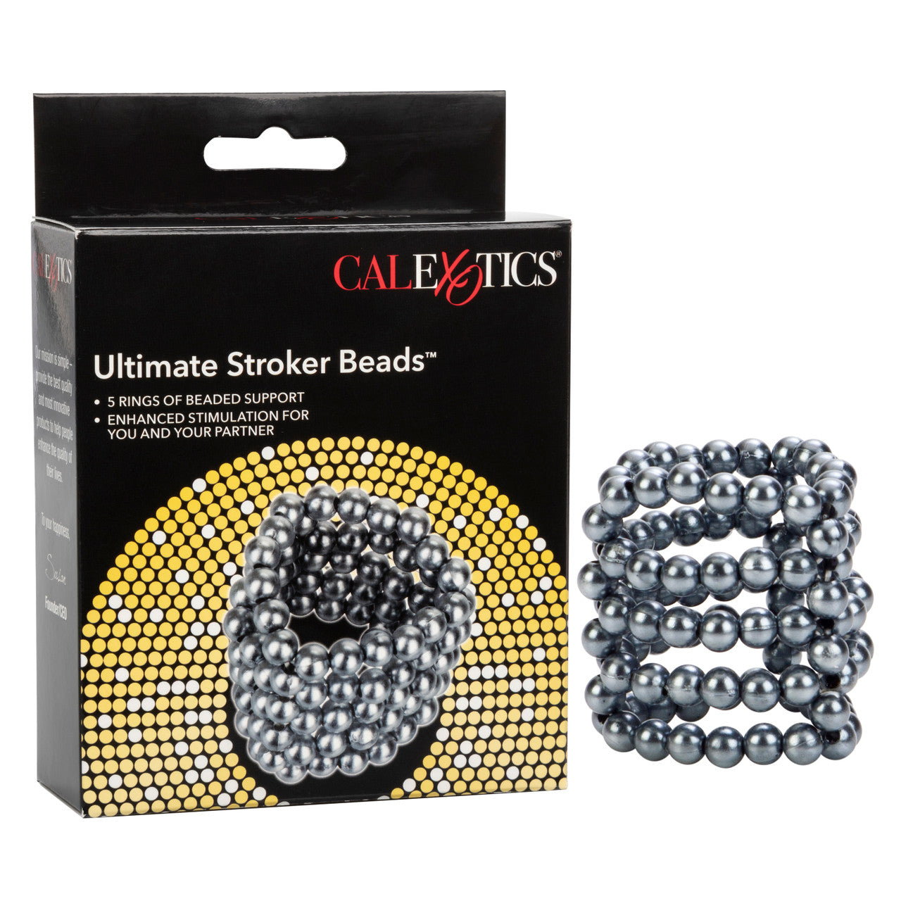 Pearl Stroker Beads 1.5”/4 cm