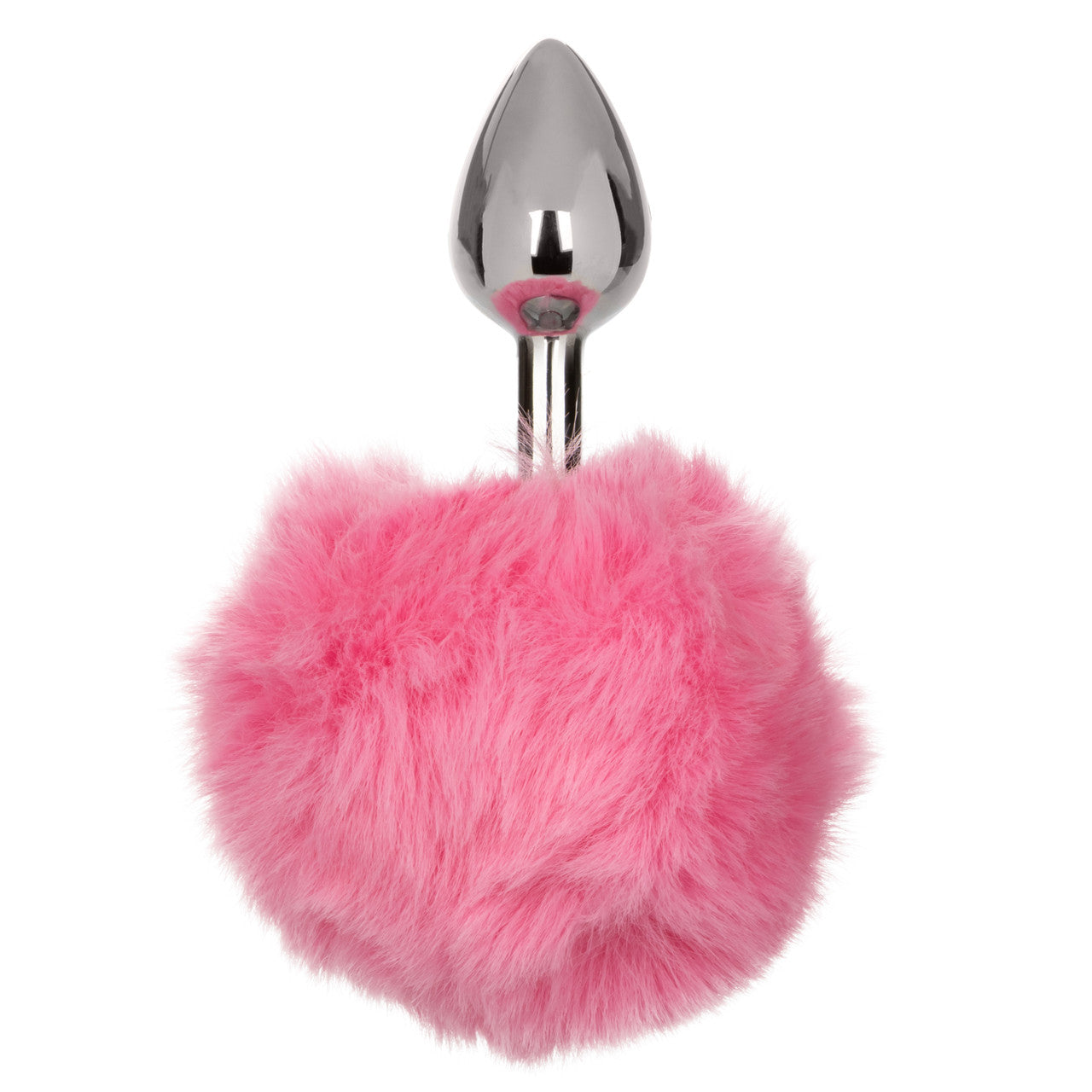 Running Wild Pink Bunny Tail Buttplug 7.5cm