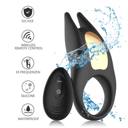 Lucas II Remote Control Vibrating Cock Ring