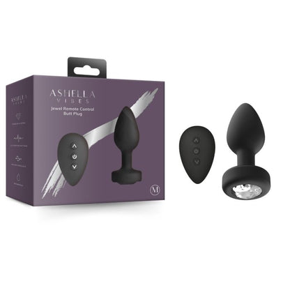 Ashella Jewel Remote Control Butt Plug Medium