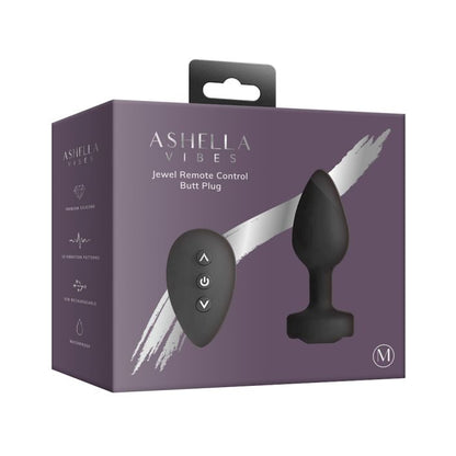 Ashella Jewel Remote Control Butt Plug Medium